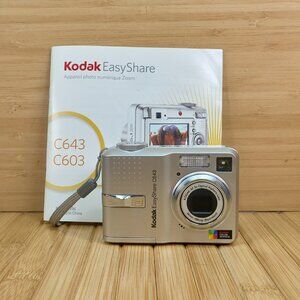 Kodak EasyShare C643 6.1MP 3X Optical Zoom Digital Camera (silver)